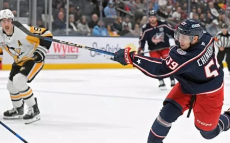 Columbus Blue Jackets Near Completion of Yegor Chinakhov Trade