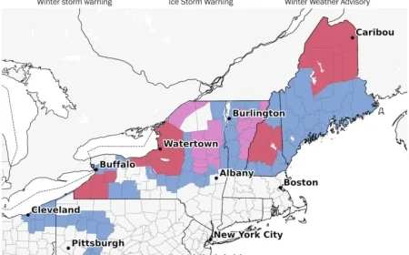 Ice Storm Strikes New York and Northeast Regions