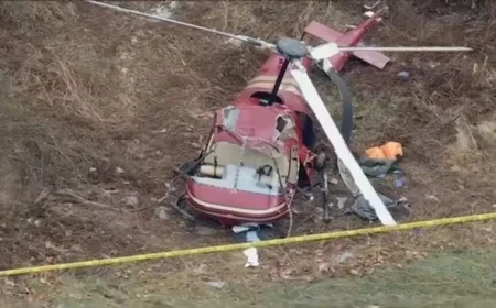 Two Pilots Dead in Midair Helicopter Collision in Hammonton, New Jersey