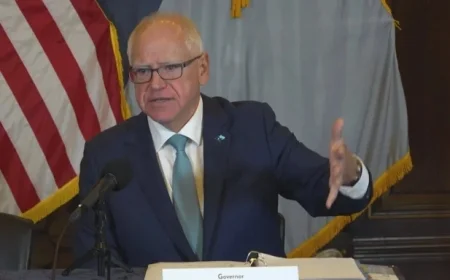 GOP Legislators Urge Governor Walz to Resign