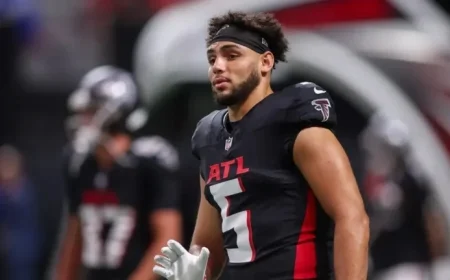 Drake London’s Playing Status and Injury Update for Falcons WR Tonight