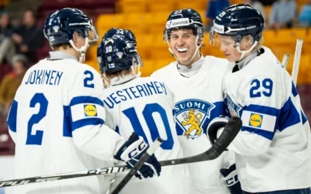 Sweden Edges Switzerland as Finland Overpowers Latvia in WJC Showdown