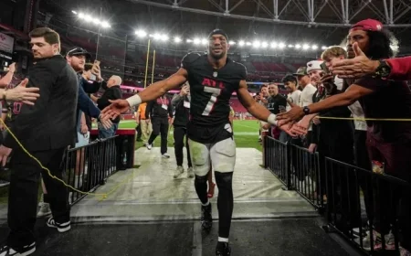 Bijan Robinson Nears Historic Milestone with Falcons