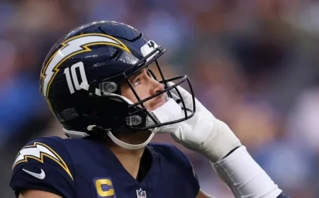 Justin Herbert Out for Sunday’s Game