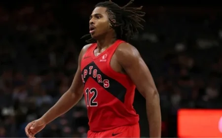 Raptors’ Murray-Boyles Sidelined by Illness; Barrett Questionable Against Warriors