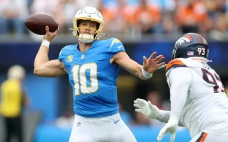 Justin Herbert Rested Against Broncos; Denver Pursues Top Seed