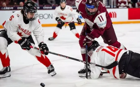 Canada Triumphs Over Latvia in World Junior Hockey Championship Overtime