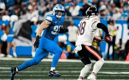 NFL Sets Kickoff Time for Lions vs. Bears Week 18 Clash