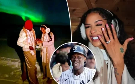Jazz Chisholm Proposes to Singer Girlfriend Under Northern Lights on Christmas