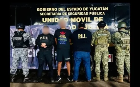 Yucatan Police Capture Quintanarroense Suspect Wanted for Jalisco Double Homicide