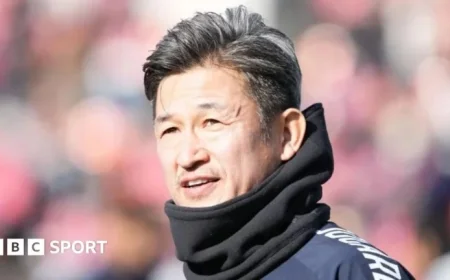 Miura, 58, Joins New Club to Make History