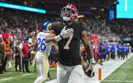 Falcons Triumph in Thrilling 27-24 Victory Over Rams on Monday Night