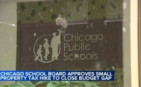Chicago Public Schools Board Raises Property Taxes to Bridge Budget Gap