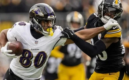 Ravens Face Steelers in Crucial AFC North Clash