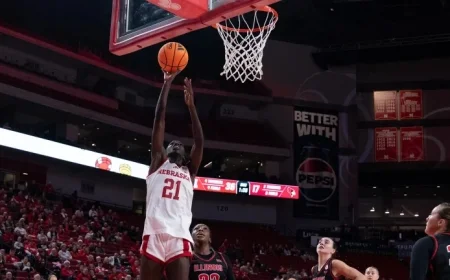 No. 20 Huskers Fall to No. 17 USC in NCAA Showdown