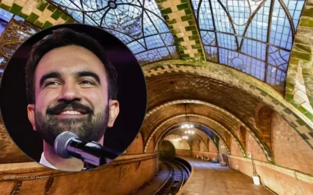Mayor-Elect Zohran Mamdani Sworn In at Midnight in Old City Hall Subway