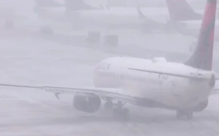 High Winds and Snow Squalls Disrupt Flights at Detroit Metro Airport