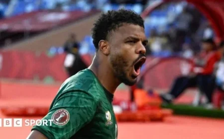 South Africa’s Lyle Foster Leads 3-2 Victory Over Zimbabwe in Afcon 2025