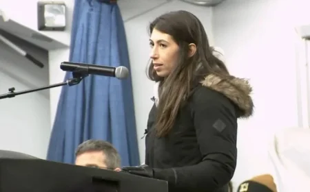 Widow, Brother Honor Delaware Trooper Cpl. Matthew Snook at Vigil