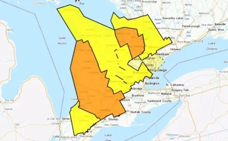 Toronto Under Snow Squall Watch Amid Winter Storm Emergency in Barrie