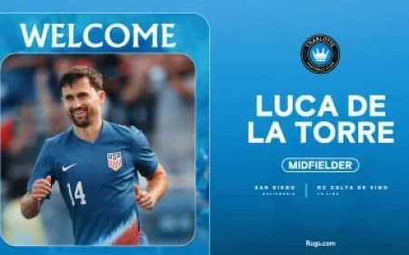 Charlotte FC Signs USMNT Midfielder Luca de la Torre from Celta Vigo