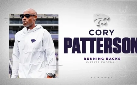 Cory Patterson Appointed as Kansas State Running Backs Coach