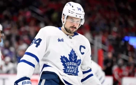 Maple Leafs’ Stars Matthews and Nylander Miss Game Against Devils