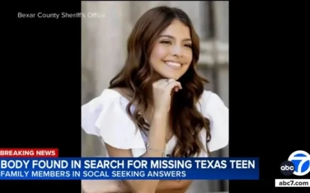 Texas Teen’s Body Found; No Foul Play Suspected, Says Sheriff