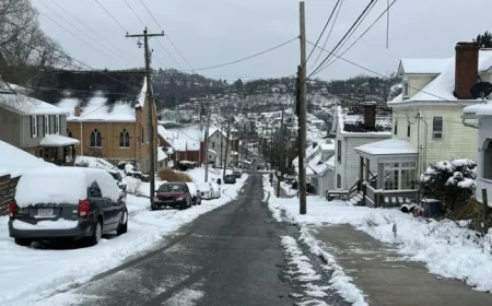 Washington County Experiences Heavy Overnight Snowfall