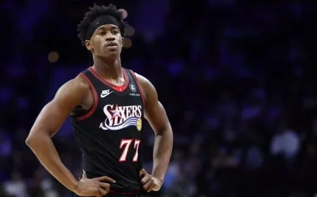 VJ Edgecombe Prioritizes Sixers’ Big Three Despite Scoring Talent
