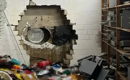 Thieves Drill into German Bank Vault, Steal Millions in Cash and Valuables