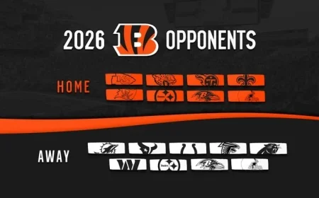 Bengals Announce Confirmed 2026 Opponents