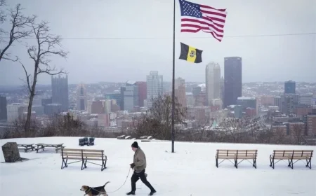 Snowstorm Dumps Up to 9 Inches Across Pittsburgh Region