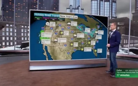 Rain, Snow, and Bitter Cold Expected for NYE Festivities