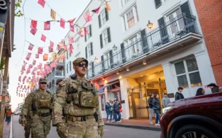 National Guard Secures New Orleans for First New Year Since Attack