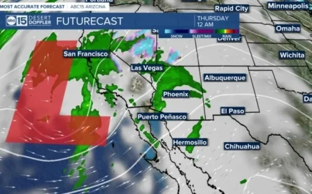 Arizona New Year’s Storm to Deliver Rainfall