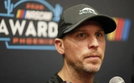 Denny Hamlin’s Father Dies, Mother Critically Injured in North Carolina House Fire