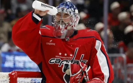 Lindgren to Start as Capitals Adjust Lineup Against Rangers