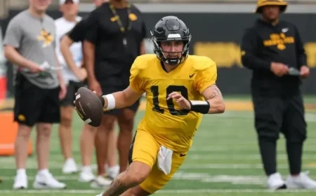 Iowa Football Kicks Off 2026 QB Competition Early