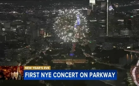 Philadelphia Hosts 3 Firework Shows and Free Concert on New Year’s Eve