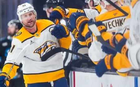 Predators’ Stamkos Nets 600th NHL Goal