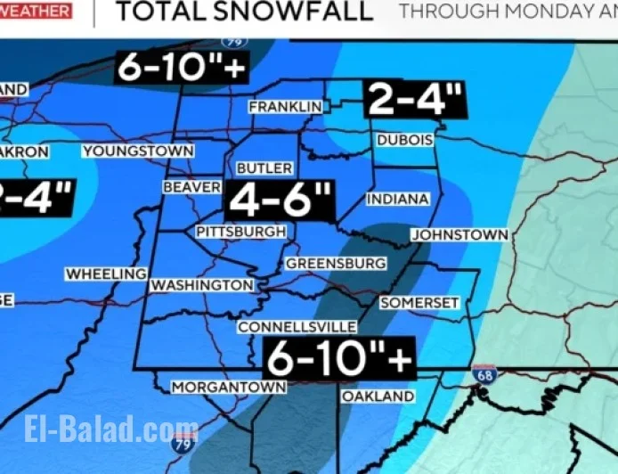 Pittsburgh Prepares for Major Snowfall and Freezing Temperatures