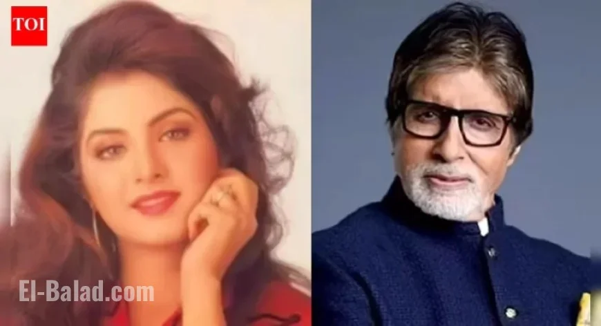 Divya Bharti’s Mom Urged Her Not to Wash Hands After Meeting Amitabh Bachchan