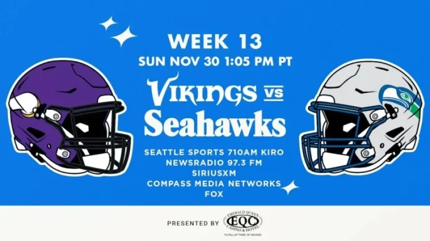 Watch Seahawks vs. Vikings: Week 13 Showdown on November 30