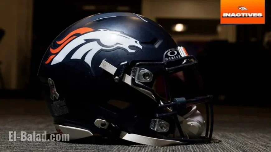 Broncos Reveal Week 13 Inactives for ‘Sunday Night Football’ vs. Commanders