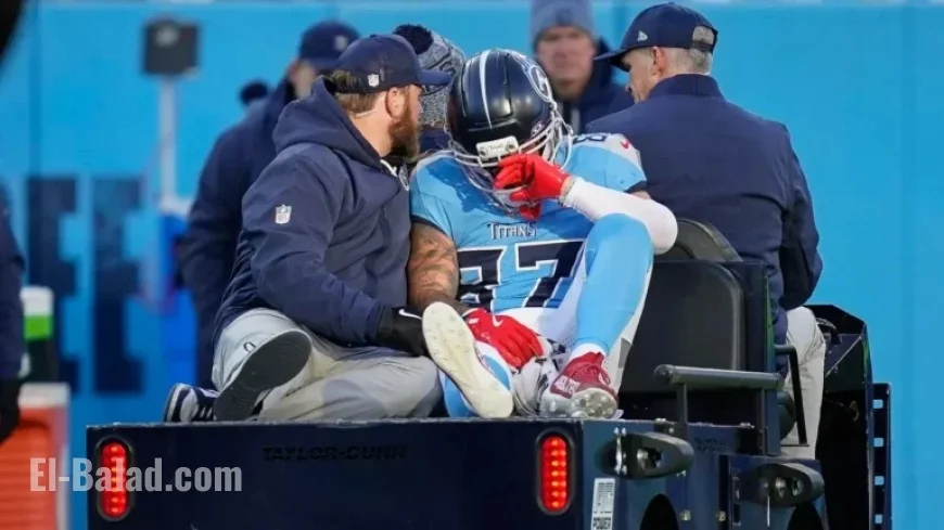 Titans’ WR Xavier Restrepo Injured, Carted Off Against Jaguars
