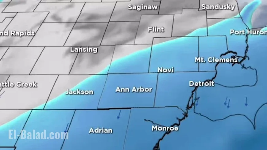 Snowstorm to Hit Metro Detroit Monday: Expected Accumulation and Timing