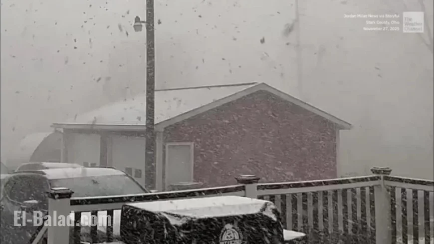 Ohio Engulfed by Intense Lake-Effect Snowstorm