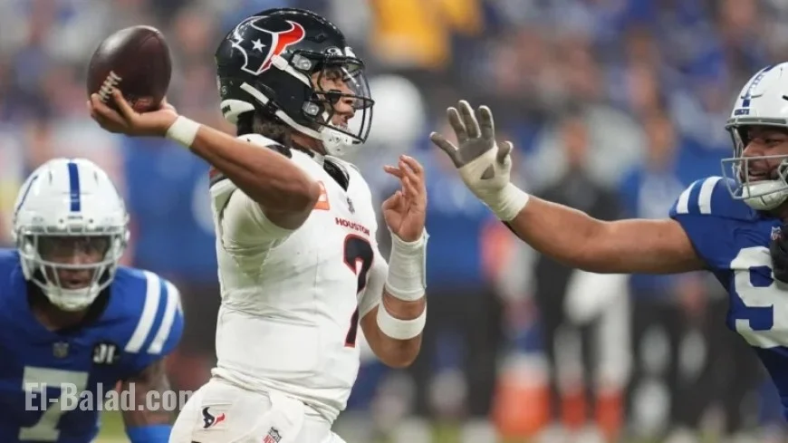 Texans Defeat High-Scoring Colts to Tighten AFC South Race