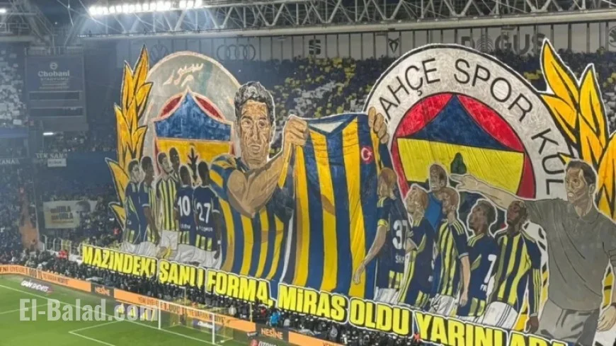 Fenerbahçe Fans Prepare Special Choreography for Derby Match